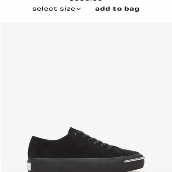 Alexander Wang Shoes - Alexander Wang Black Sneaker Alexander Wang Shoes - Alexander Wang Black Sneaker
